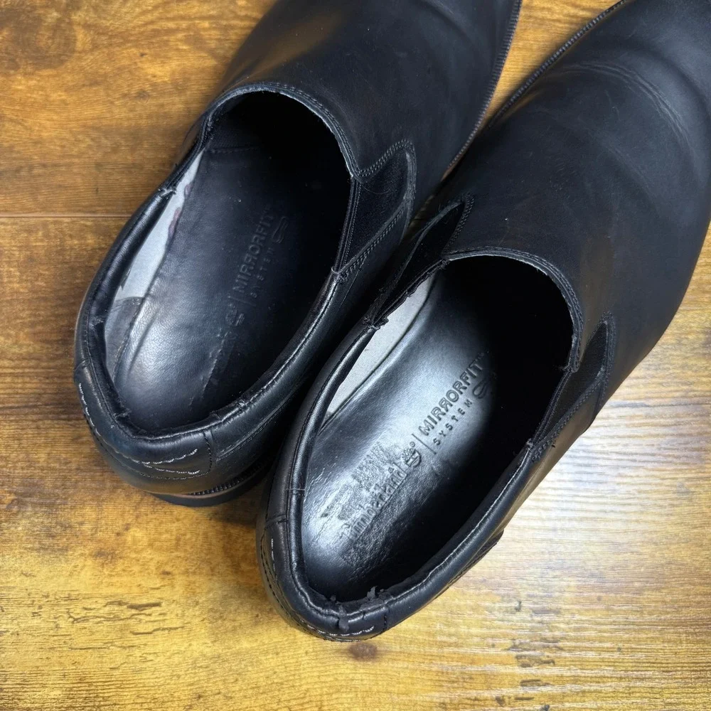 Timberland Kendrick A1OSW Black Leather Slip-on Loafer Mens Size 13 US